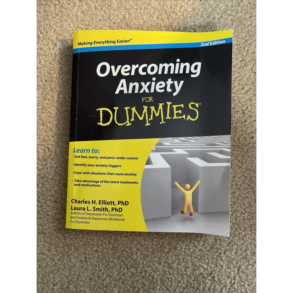 Overcoming‎ Anxiety for Dummies 2nd Edition | Self-Help Psychology Paperback